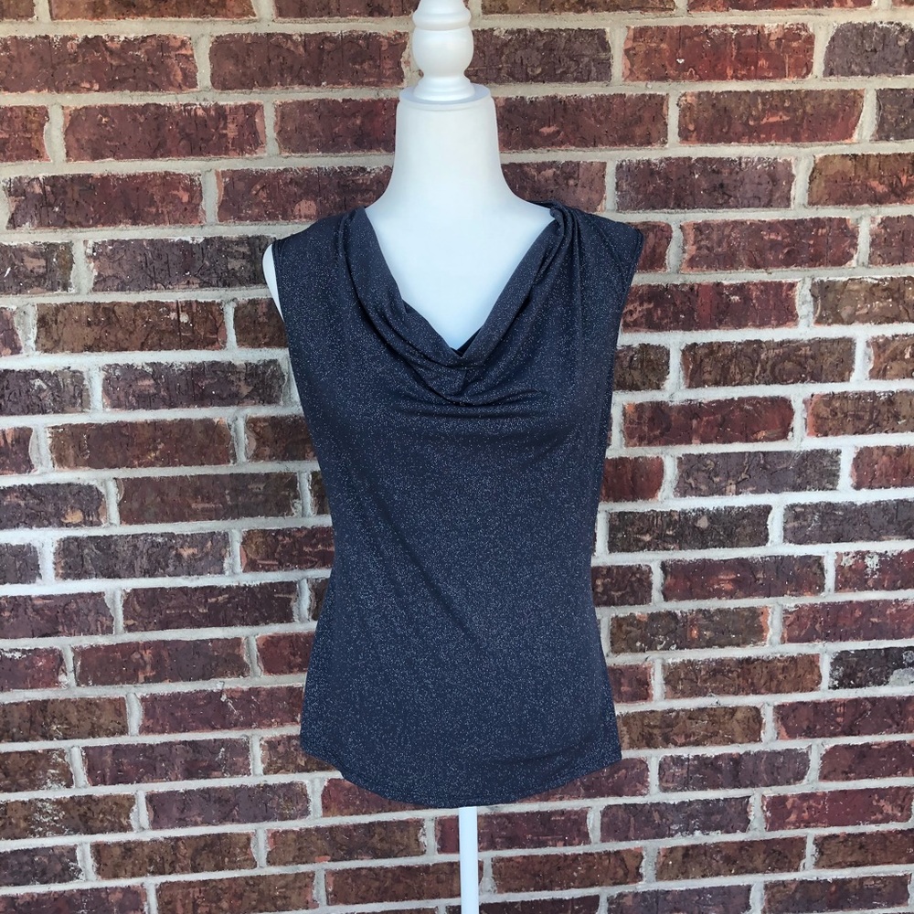 Women’s Roz & Ali Sparkly Sleeveless Top Sz Small